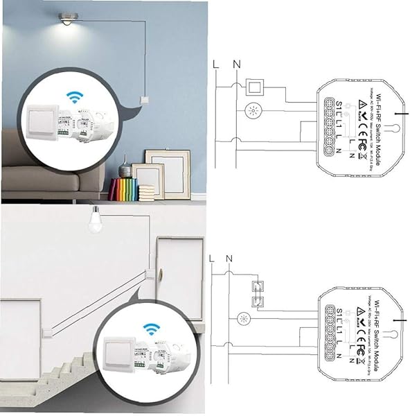 nJiaMe WiFi RF433 Interruptor del mdulo conmutador Inteligente WiFi Light Interruptor LED Dimmer App de Control Remoto del Interruptor de Alta precisin