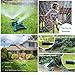 Lawn Sprinkler, Automatic 360 Rotating Adjustable Garden Sprinkler Garden Water Sprinkler with 3600 SQ FT Coverage Premium Quality Lawn Irrigation System