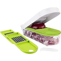 Onion Chopper Pro Vegetable Chopper Slicer Dicer Cutter - Strongest NO MORE TEARS 80% Heavier Duty Cheese & Veggie…