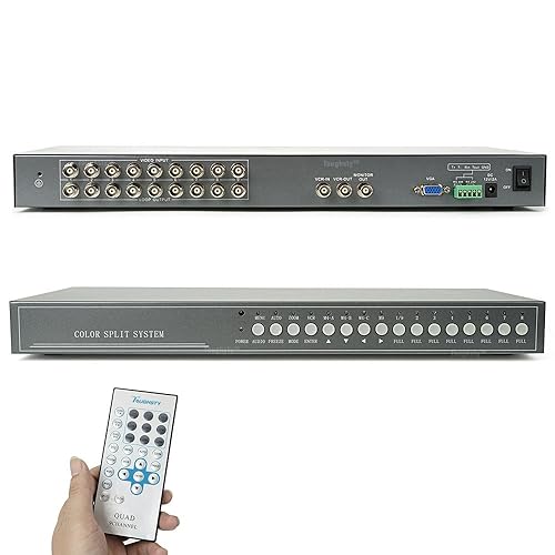 ToughstyTM 9Ch Realtime Color Video Multiplexer Processor CCTV Security
