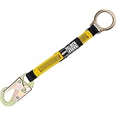 Palmer Safety 18" D-Ring Extender Fall Protection with 3/4" Snap Hook and D-Ring, Polyester Webbing with Chafe Guard, OSHA/ANSI Compliant
