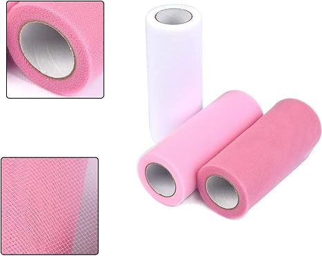 Amazon Idealeben チュールロール 3色3ロール チュールリボン 約22 86m 巻き 幅15cm チュールスプールロール 髪飾り 結婚式 パーティー ギフトラップ Diy 装飾 手作り素材 布 生地 通販