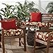 Greendale Home Fashions 20-inch Outdoor Chair Cushion, Roma Floral
