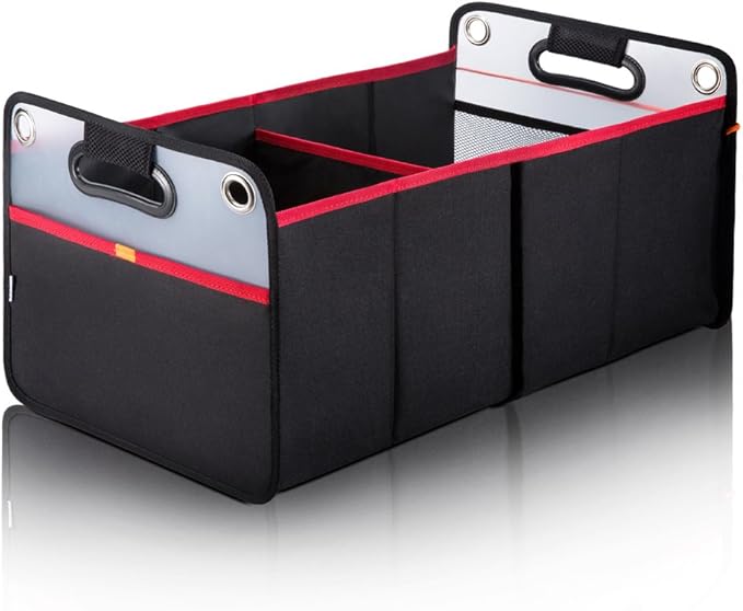 Car Trunk Organizer, Collapsible Auto Trunk Organizer Storage, Portable Grocery Cargo Container