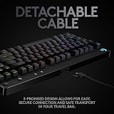 Logitech G PRO Mechanical Gaming Keyboard Tenkeyless UK QWERTY Black view 6