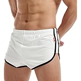 AIMPACT Mens Running Shorts 3 Inch Gym Athletic Workout Short Shorts Vintage Booty Shorts
