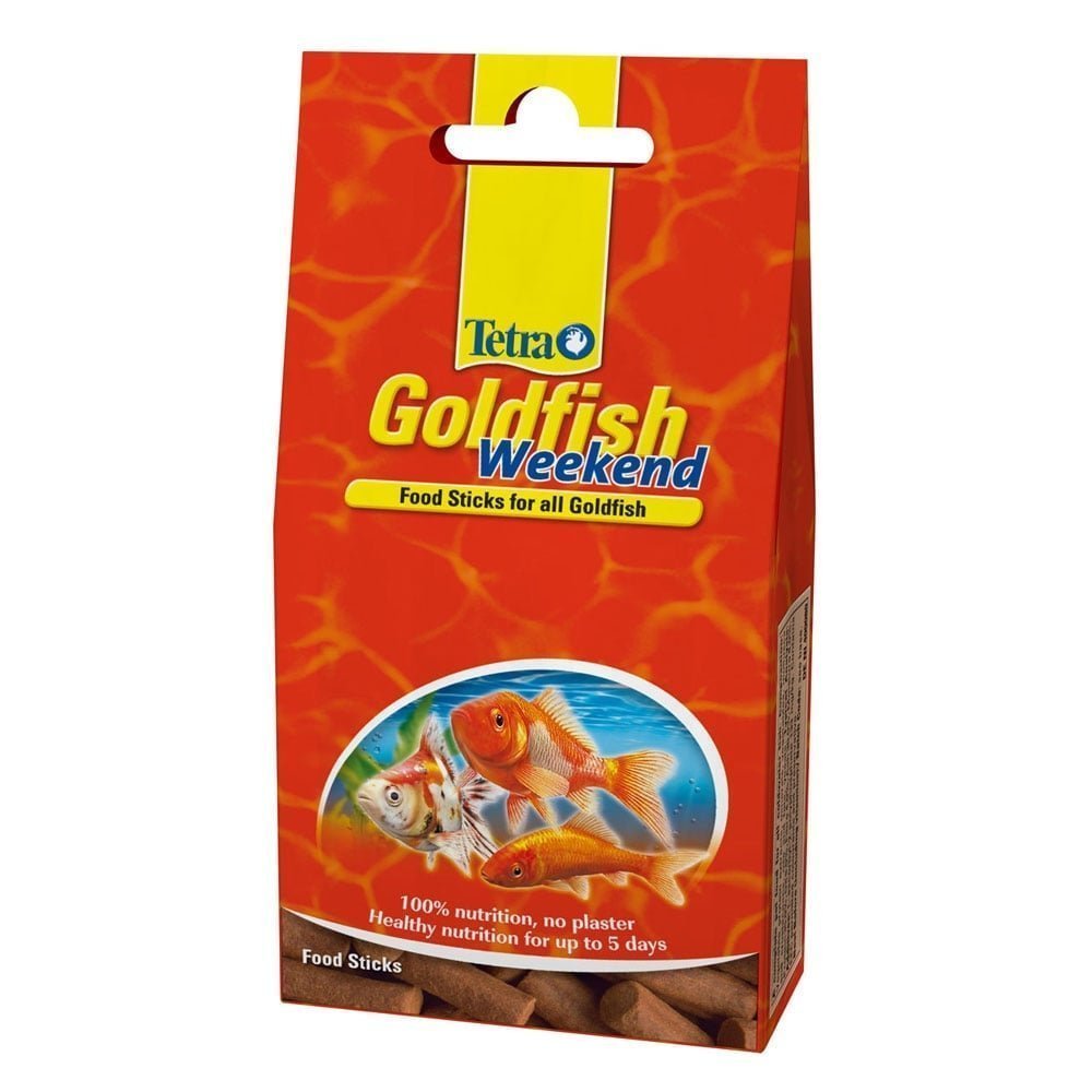 Tetra Goldfish Weekend Fish Food, Complete Fish Food for All Goldfish, 10 Sticks