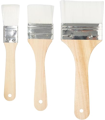 Pinceau à Copeaux Grip Tight Tools BE2 – Manche Bois Naturel, Largeur 2 Pouces, Soies Naturelles