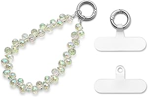 MORSUNBELA Phone Lanyard Universal Hand Wrist Strap Lanyard for Woman Girl Phone Chain Beaded Bracelet