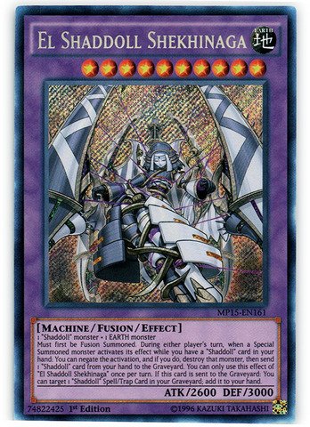 YU-GI-OH! - El Shaddoll Shekhinaga (MP15-EN161) - Mega Pack 2015 - 1st Edition - Secret Rare