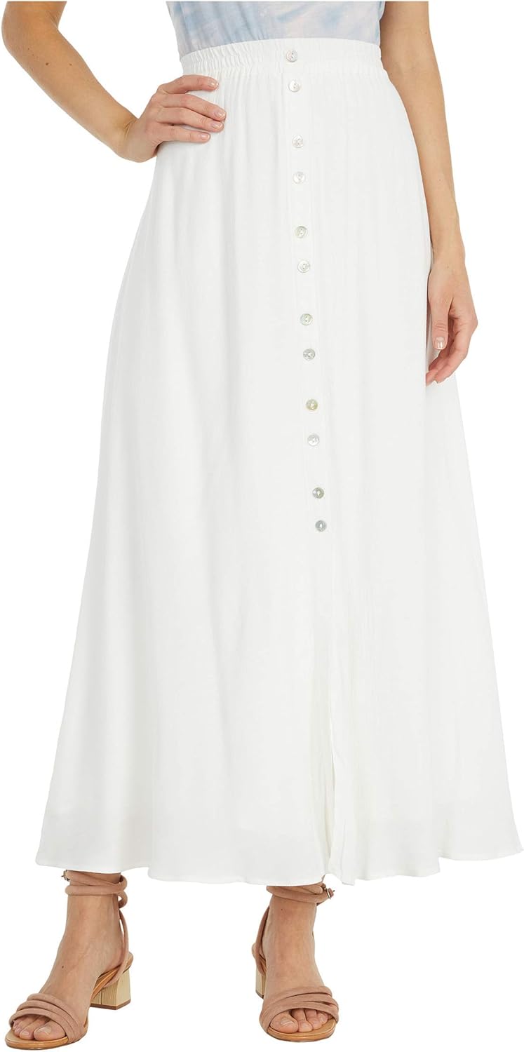 button down maxi skirt