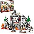 LEGO Super Mario Expansion Set, Battle on Dry Bowsers Castle Toy with 5 Figures Characters, incl. Purple Toad, Bone Piranha Plant & Goomba, Toys, Gift for Boy or Girl 71423