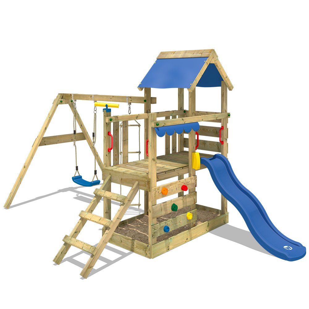 WICKEY Wooden climbing frame TurboFlyer 