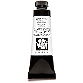 DANIEL SMITH Extra Fine Watercolor Paint, 15ml Tube, Lunar Black, 284600049