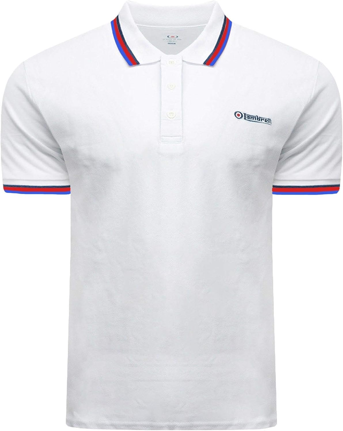 Lambretta Men S Classic Short Sleeve Casual Polo Neck Tee T Shirt At Amazon Men S Clothing Store