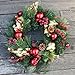The Wreath Depot Queensbury Decorated Christmas Wreath 24 Inch, Beautiful White Gift Box