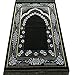 Prayer Rug - Plush Velvet Very Soft Islamic Muslim Turkish Janamaz Sajadah Carpet 'Ipek' (Green)