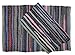 COTTON CRAFT Cotton Chindi Rag Rug - 2 Pack - Boho Farmhouse Rustic Area Accent Throw Rug - Handwoven Reversible Natural Recycled Yarn - Living Room Den Study Home Décor Gift -20 x 32 in - Multi Color