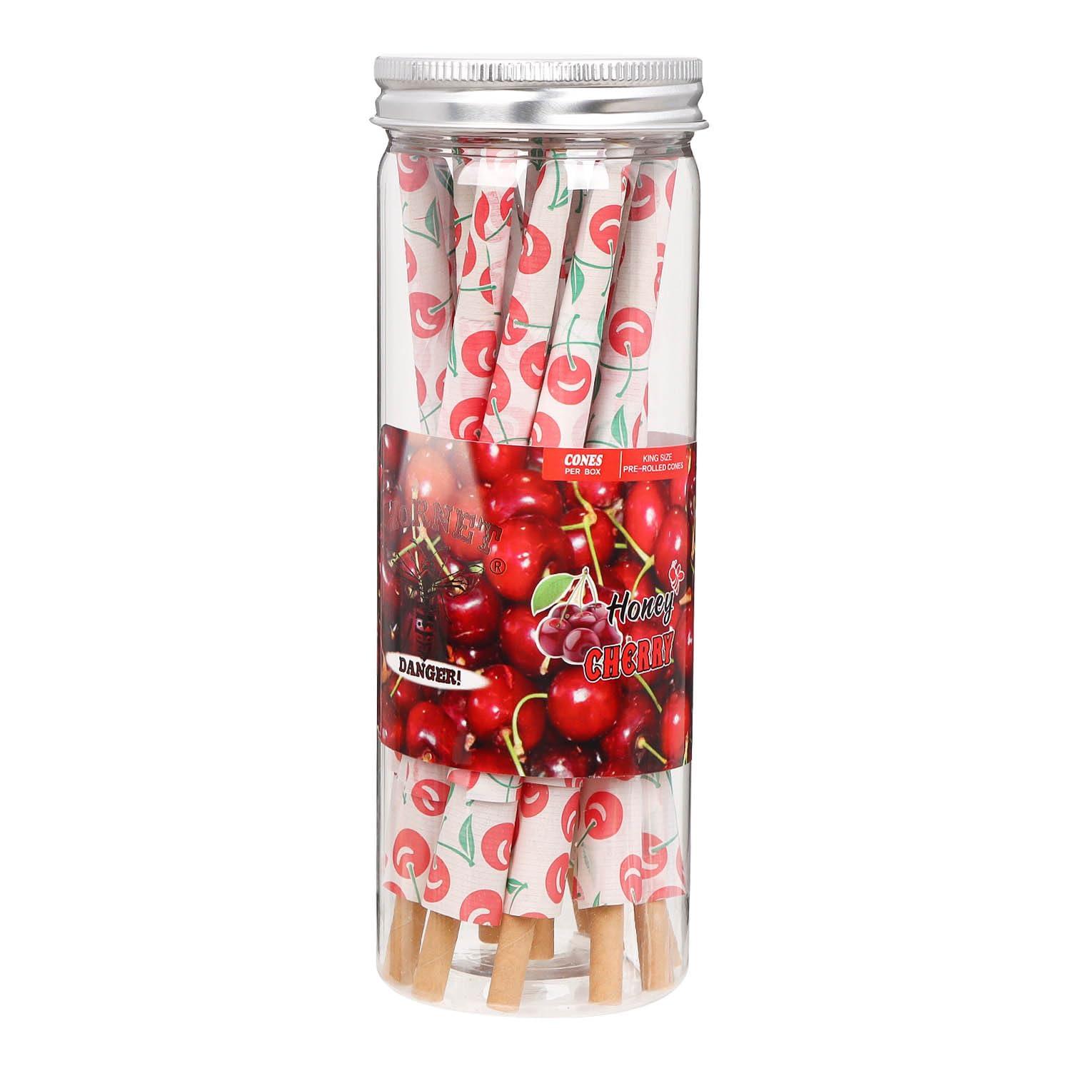 Photo 1 of HORNET Cherry Flavored Pre Rolled Cones 24 PCs of King Size(110mm)