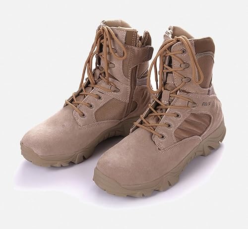 Amazon Miaow タクティカルブーツ メンズ 軍靴 ミリタリーブーツ ハイカット メンズ シューズレースアップ 防水 防滑 ブーツ