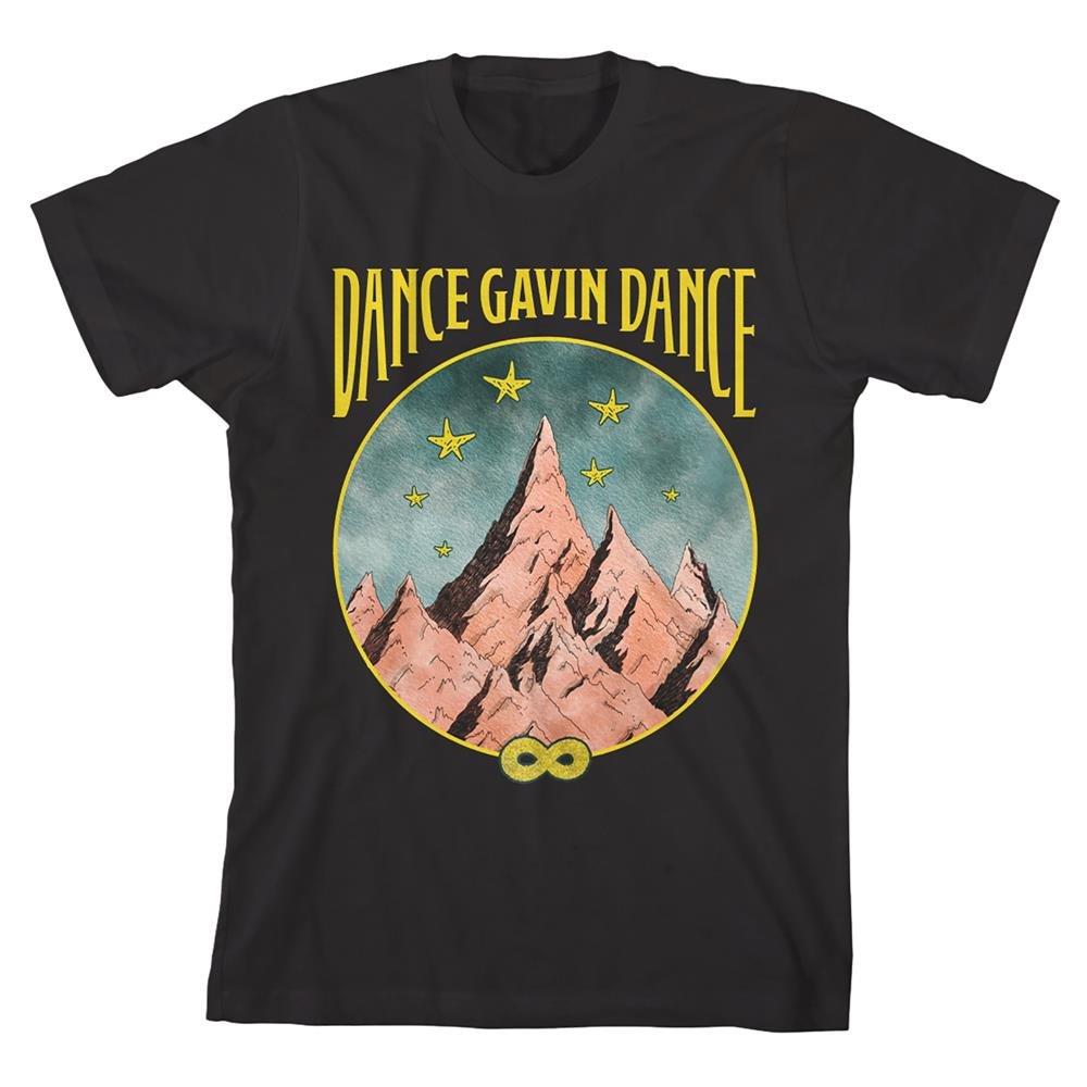 Dance Gavin Dance Mountain Stars Black T Shirt | Kinihax