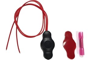 NBWDY Waterproof Push Button Switch On-Off Switch Universal DC12V Switch with Quick Connector 3M Tape for Various Lamps Vehicles Motorcycle ATV Truck Golf cart Boat Pickup RV LED Lights