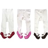 JELEUON Baby Girls Infant Toddler 3 Pack of Soft Stock Tights Warm Legging Pants