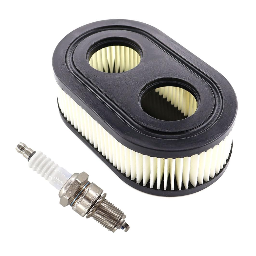 MCHNIC Air Filter with Spark Plug for Viking MB 448.1 T, MB 448 T, Stihl RM448 RM443 RM253 Lawn Mower Replacement Parts Engines 550E 550EX 675 Eco-Plus 575EX Series