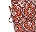 Bossima Indoor/Outdoor Red Damask High Back Chair Cushion, Set of 4,Spring/Summer Seasonal Replacement Cushions.
