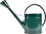 Burgon & Ball Waterfall Watering Can 9 Litre Dark Green Galvanized Steel view 2