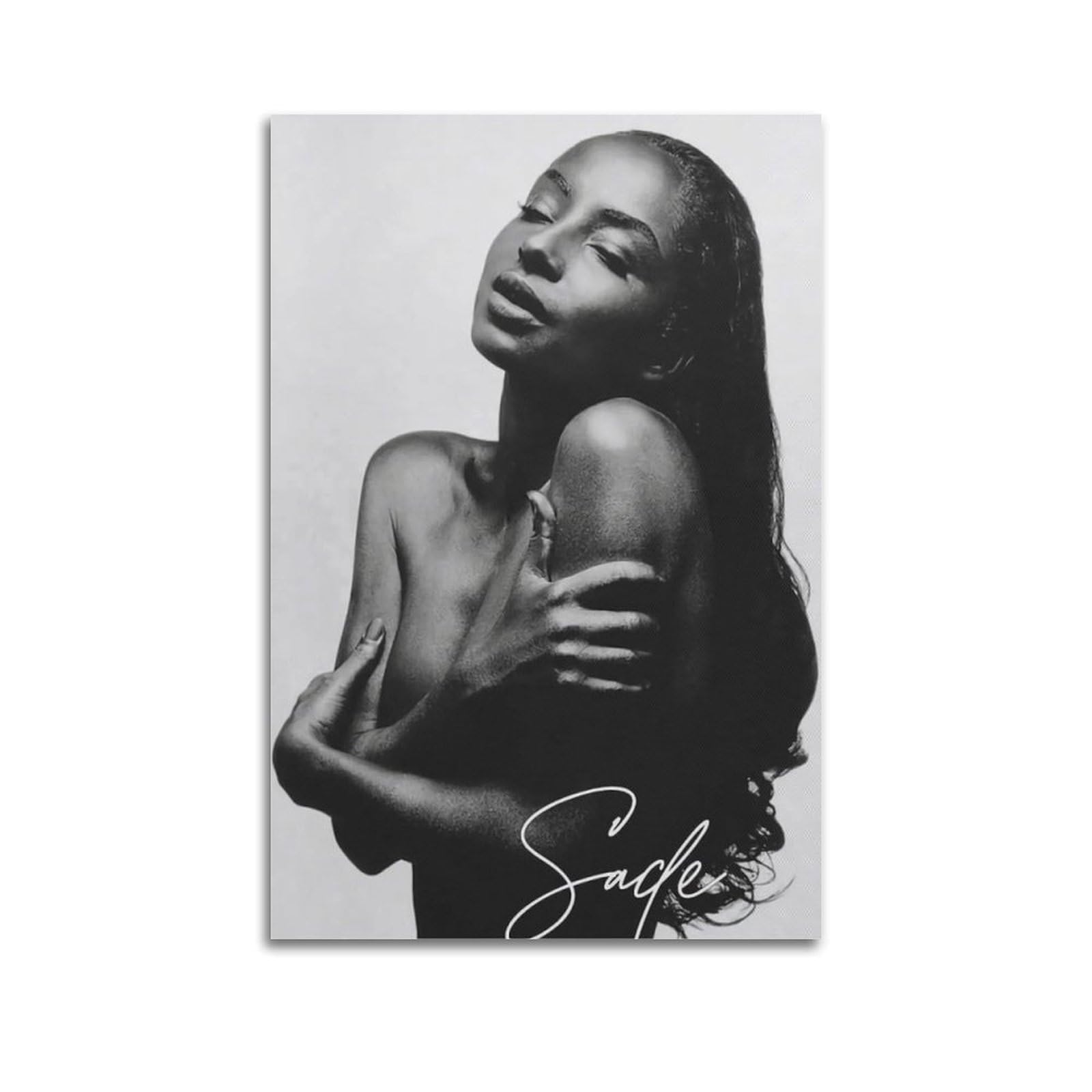 Sade Posters Love Deluxe Album Poster Canvas Decorative Painting Modern Aesthetic Decorative Painting Bedroom Living Room Art Poster 12x18inch(30x45cm) Unframe-style