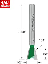 Trend CraftPro Dovetail Router Cutter 1/4 Inch Shank 12.7mm C041AX1/4TC view 3