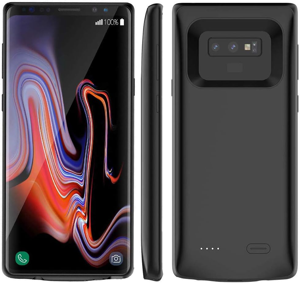 Battery Case For Note 9 Yicente 5000mAh Portable Charging Case External Battery Charger Case Rechargeable Cover Backup Extended Battery Pack Power Bank Case For Galaxy Note 9