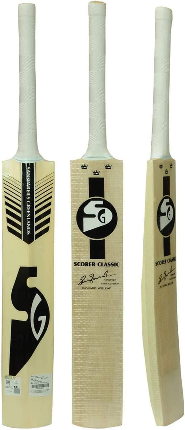 SG Size 4,5,6 Kids Children Bats Kashmir Willow Cricket Bat, Exclusive Cricket Bat for Junior with Full Protection Cover
