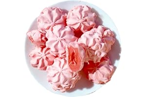 Petal marshmallows 5.29oz/150g, Cotton candy with strawberry fruit filling