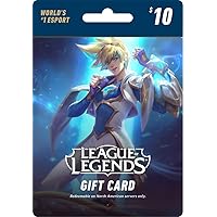 League of Legends $10 Gift Card – 1380 Riot Points - NA Server Only [Online Game Code]