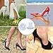 MTLEE 6 Pairs High Heel Protectors Heel Stoppers, Small/Middle/Large (Transparent)