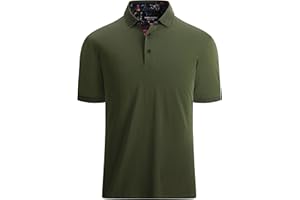 Alex Vando Mens Polo Shirts Short Sleeve Regular Fit Fashion Designed Shirt
