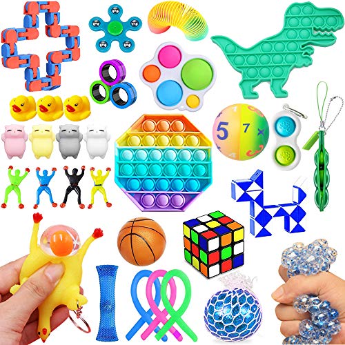32Pcs Fidget Toy Set,Sensory Toys Pack Cheap for Kids ,Stress Relief
