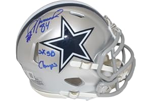 DENVERAUTOGRAPHS Jay Novachek Autographed Dallas Cowboys Mini Helmet 3x SB Beckett