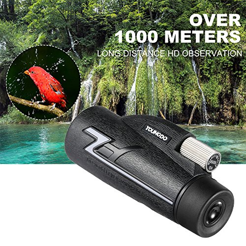 Monocular Telescope, Youngdo Monocular Scope 16X50 High Power for Adults Compact, with Smartphone Photography Adapter and Holder, Waterproof BAK4 Prism FMC Lens for Bird Watching Hunting Travelling - Thumbnail 2