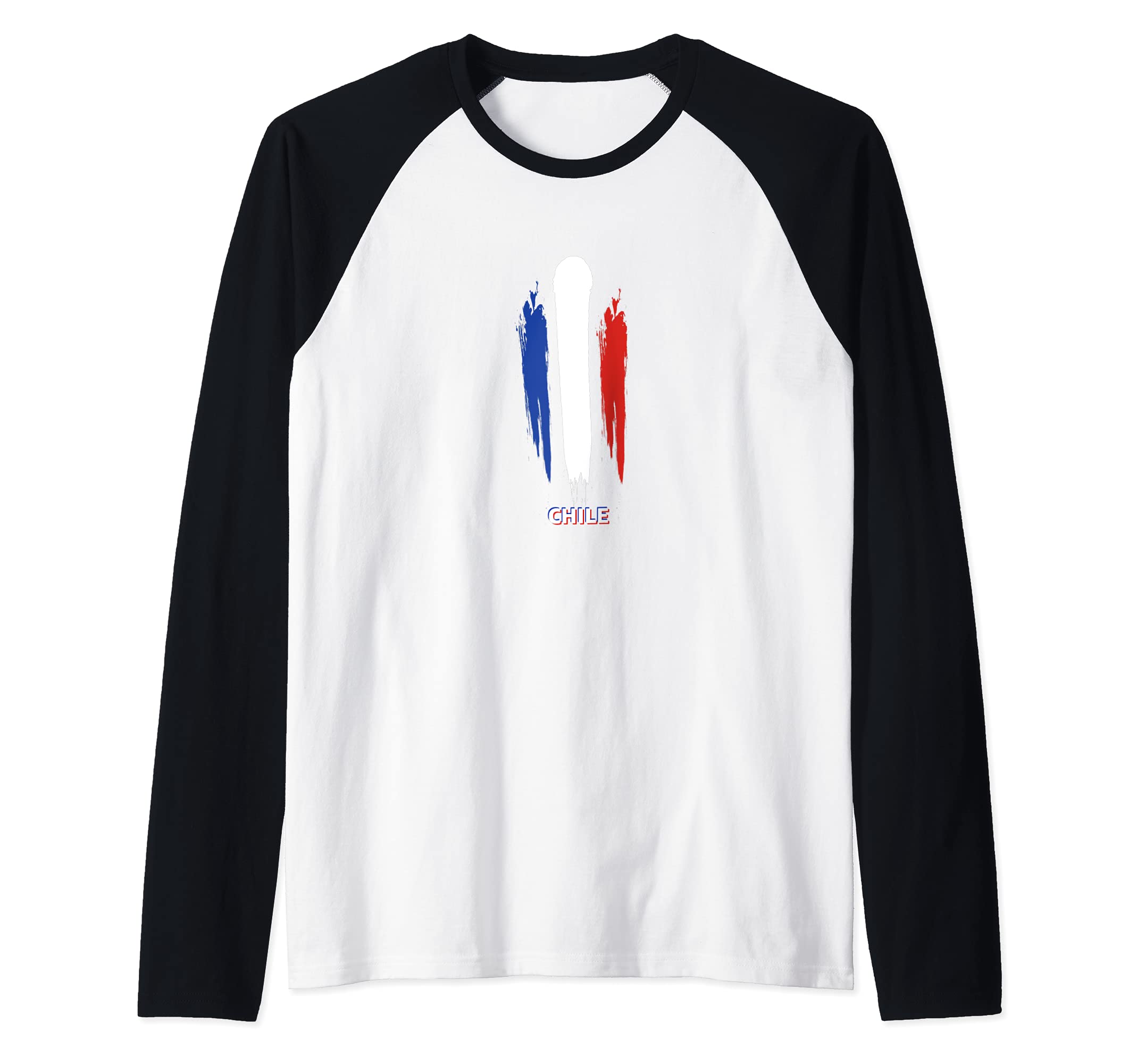 Flag Chile Raglan Baseball Tee