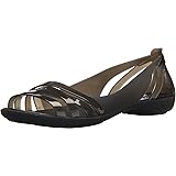 crocs huarache flat black