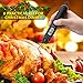 Habor Instant Read Thermometer Meat Thermometer Candy Thermometer Digital Cooking Thermometers Electronic Food Thermometer with Collapsible Probe For Kitchen Christmas Turkey BBQ Grill Smoker