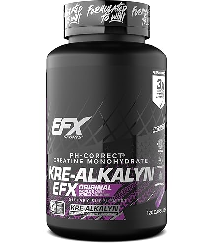 Amazon.com: EFX Sports Kre-Alkalyn Hardcore 120 Capsules : Health