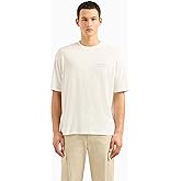 Armani Exchange Mens Comfort Fit Cotton Back Ax Logo Tee
