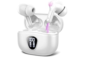 Wireless Earbuds, Bluetooth 5.4 Headphones with 4 ENC Noise Cancelling Mic, Bluetooth Earbuds, Wireless Headphones IP7 Waterp