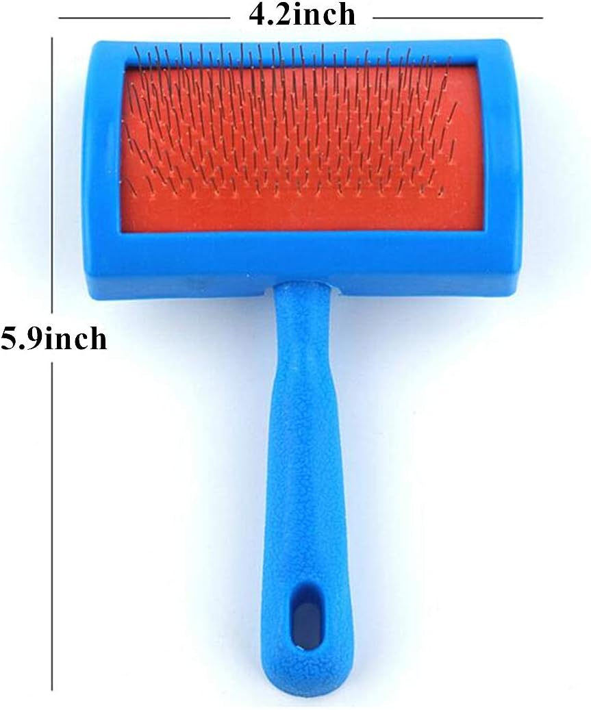 Sisha-A Sheepskin Fur Seat Cover Cleaning Brush and Wool Rug Brush for Pet Fur - Image 3