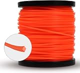 Viabrico 2.0mm Trimmer Line Square Nylon Spool .080 135ft 1.35lb Replacement view 6