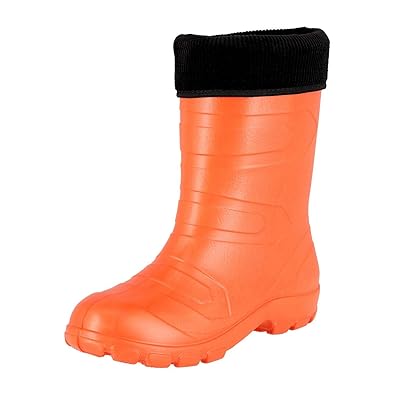 KREXUS Damen Federleichte Eva Gummistiefel gefüttert Regenstiefel Gummistiefel Damen Gefüttert Gummistiefel mit Fell